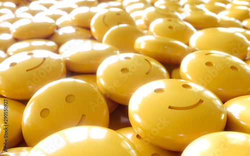 yellow happiness smiley background photo