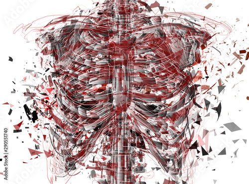 Vector abstract chaotic background.