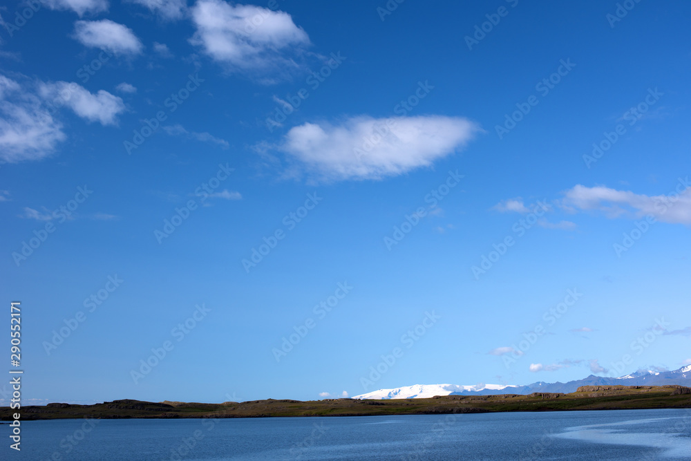 ICELAND : Djupivogur is a small town and harbor in the eastern fjords, Iceland, Europe.