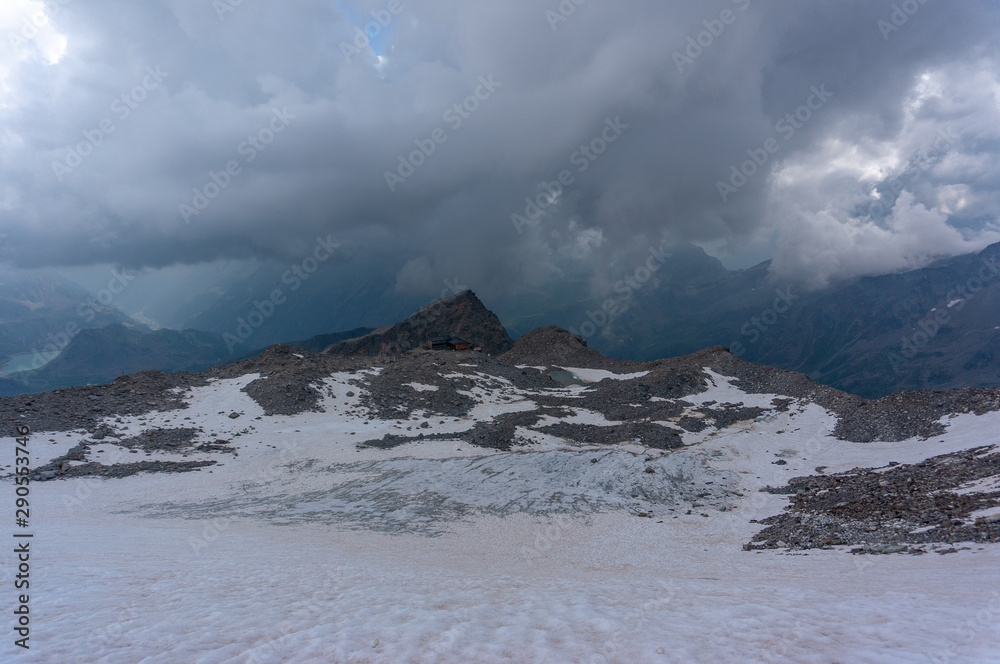 Fototapeta premium Alpine landscape in Italy high mountains