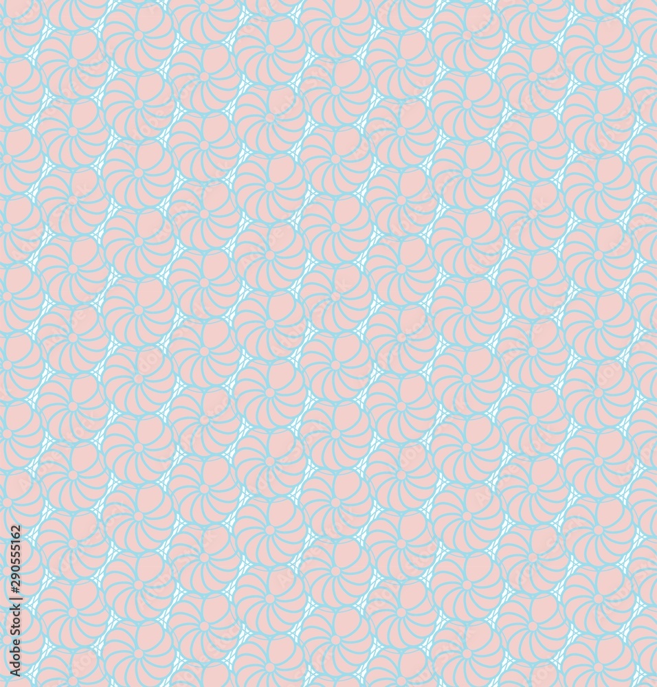 Flower abstract seamless geometric pattern. Vector EPS 10 Flower abstract seamless geometric pattern. Vector EPS 10