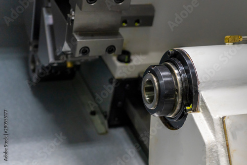 CNC turning spindle and lathe or milling