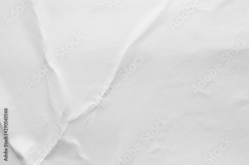 Wallpaper Mural Blank white crumpled and creased paper poster texture background Torontodigital.ca