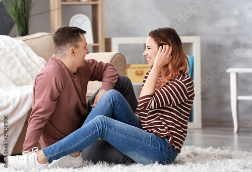 Cute young loving couple sp...