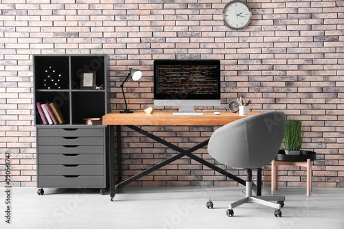Comfortable home workplace ...