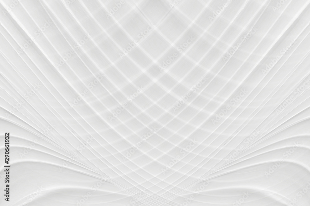 Graphic symmetrical pattern for wallpaper and packaging for various purposes. The background is gray and white with a gradient texture of stripes, lines, waves and geometric shapes. Graphic symmetrical pattern for wallpaper and packaging for various purposes. The background is gray and white with a gradient texture of stripes, lines, waves and geometric shapes.