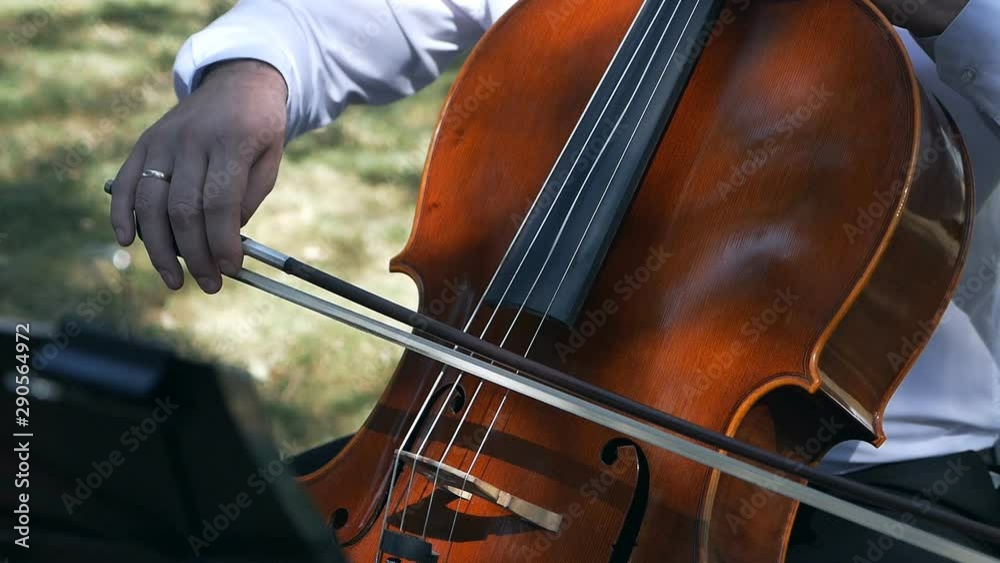 Cello musician. Classical music concert Cello musician. Classical music concert