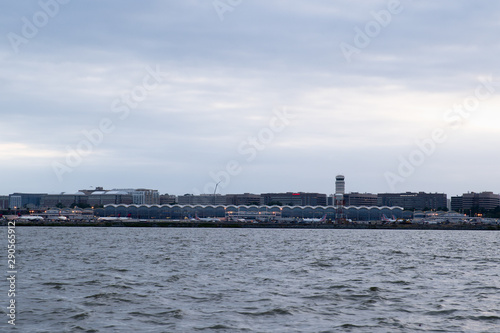 Ronald Raegan Airport Across From Haines Point on a Stormy Day photo