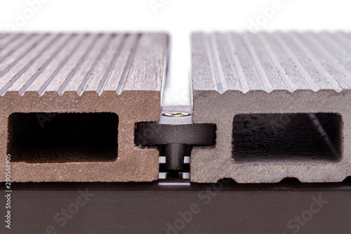 wood-plastic composites material for the construction of terraces