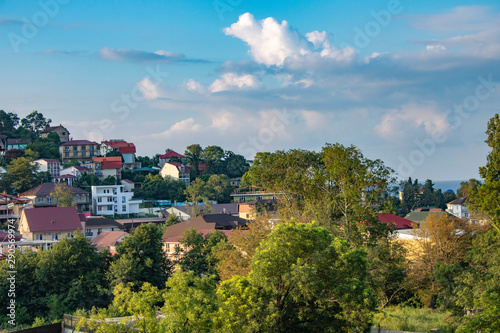 Green part of the city by the sea