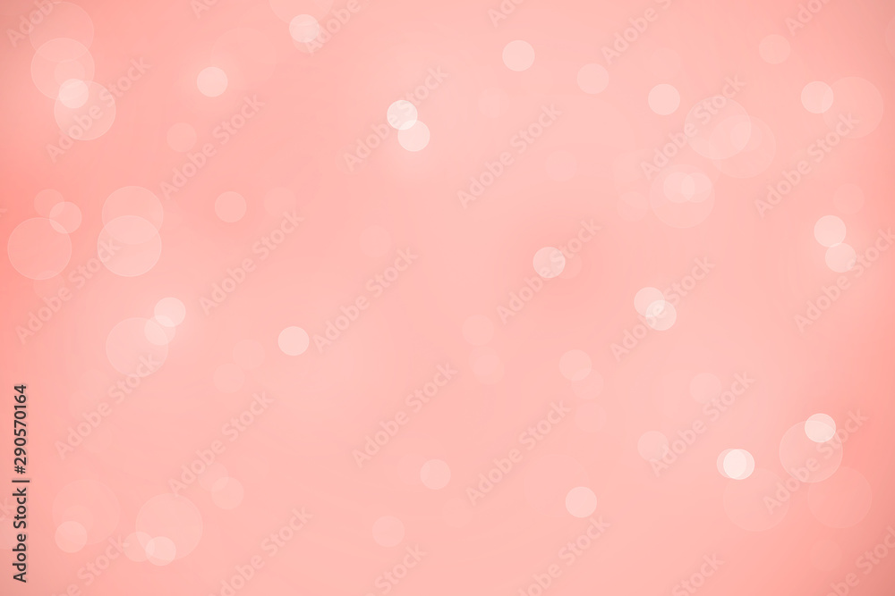 Abstract peach bokeh background	