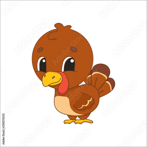 Cute character. Colorful vector illustration. Cartoon style. Isolated on white background. Design element. Template for your design, books, stickers, cards, posters, clothes.