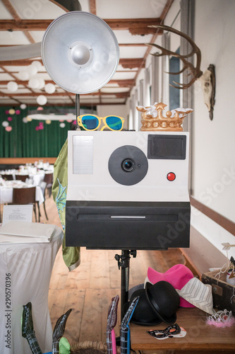 Homemade photo booth selfie camera