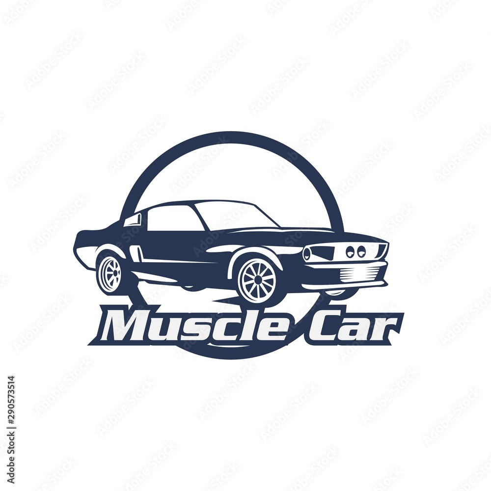 Logo design template for car.Car logo. Car rental logo. Logo template for car