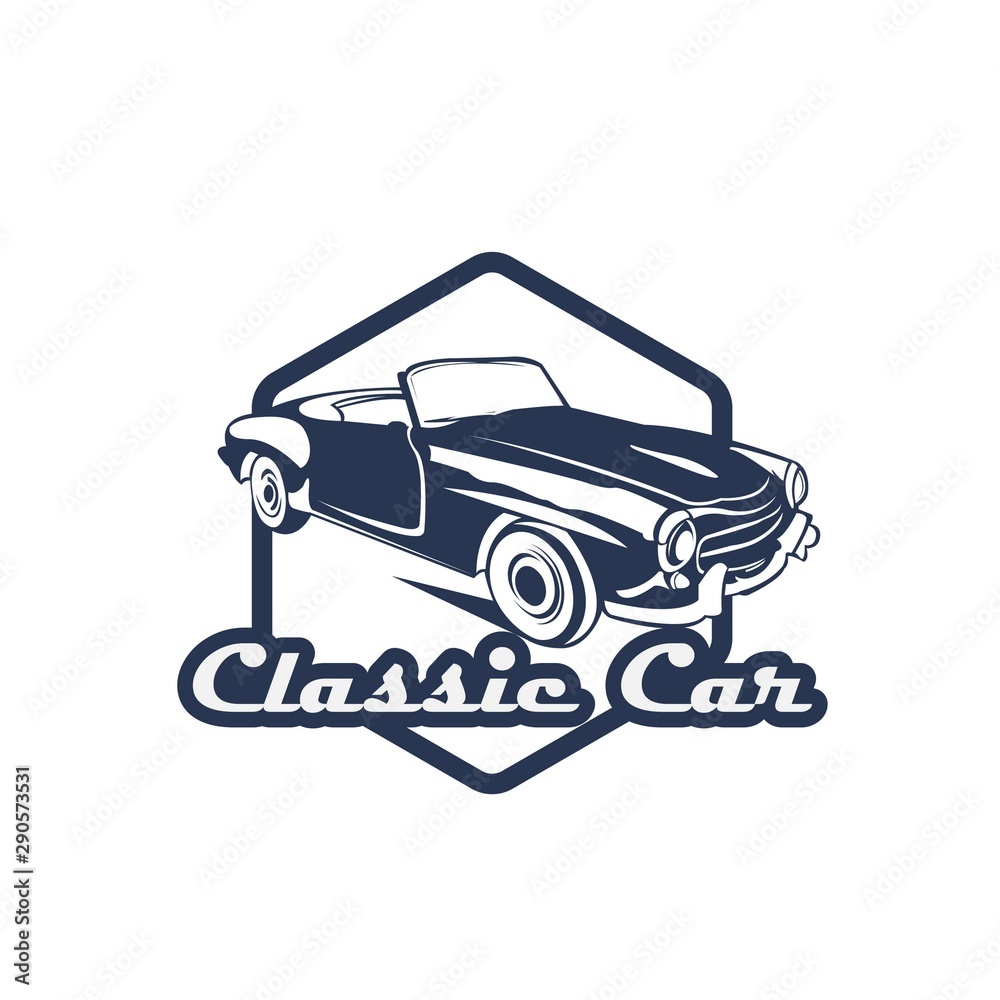 Obraz premium Logo design template for car.Car logo. Car rental logo. Logo template for car