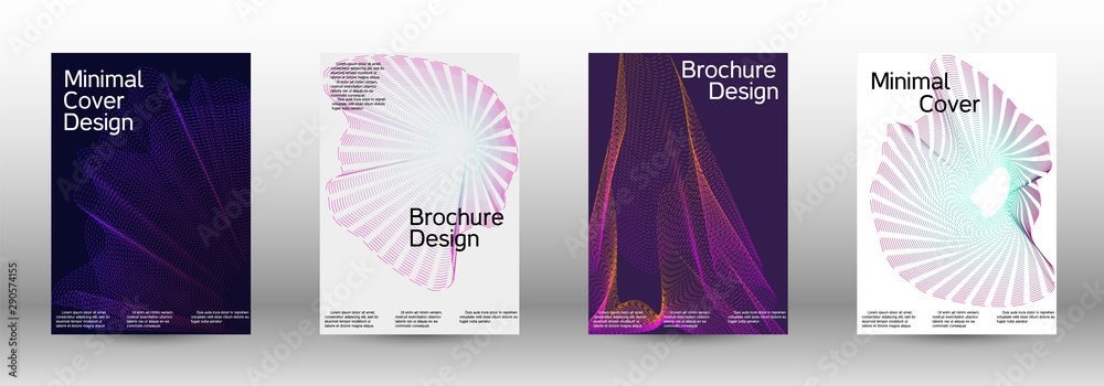 Cover design template set Cover design template set