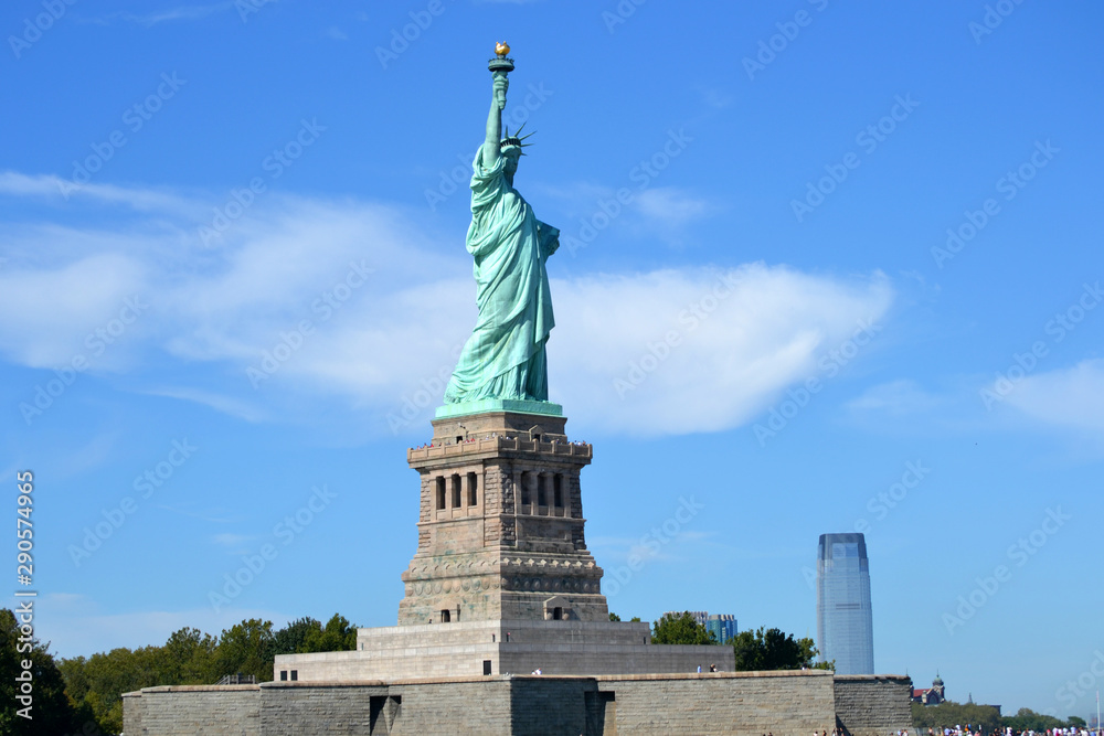 Fototapeta premium Statue of Liberty, New York. Symbol of democracy and freedom. 