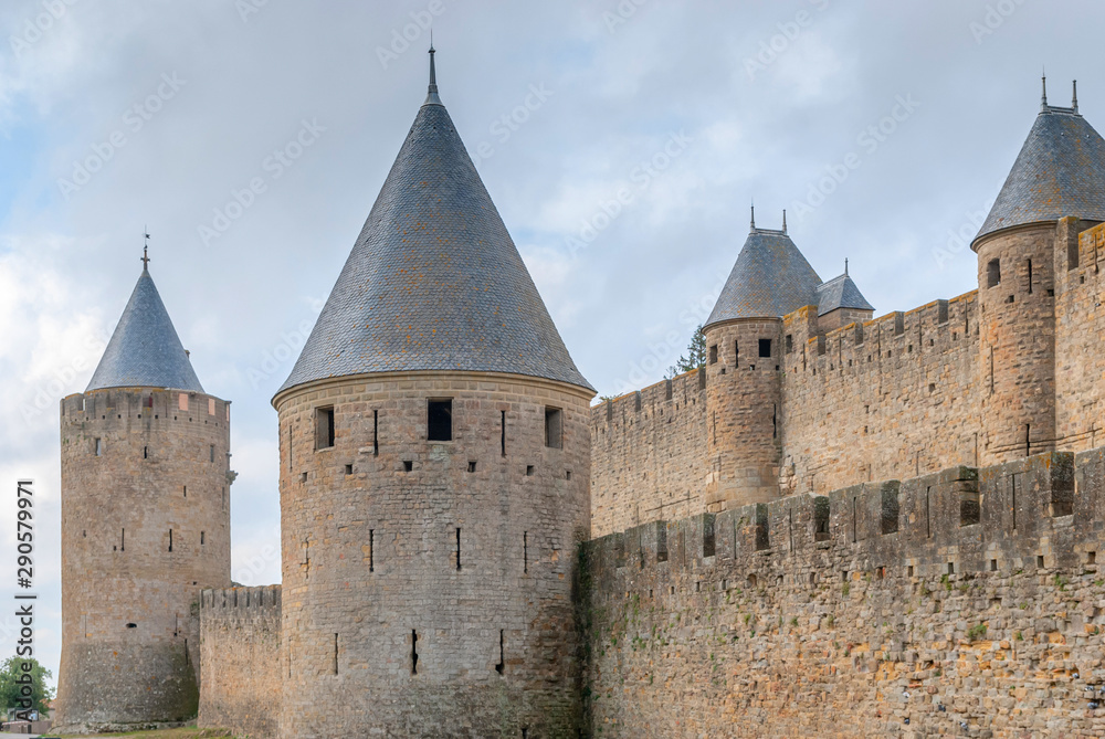 Medieval Castle of Carcassonne, Aude, Occitanie, France