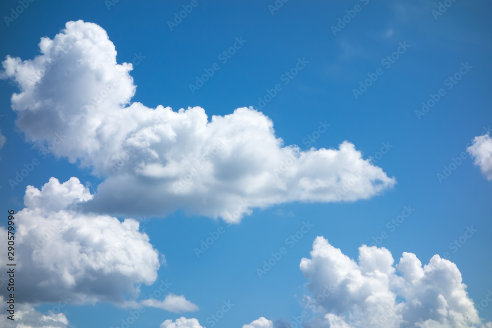 blue sky with light white clouds
