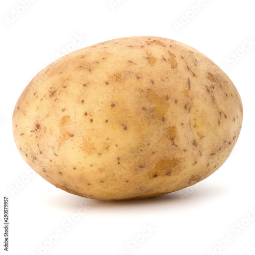 new potato tuber isolated on white background cutout