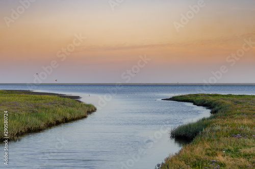 Sankt Peter-Ording Priel Meer Nordsee Sonnenuntergang