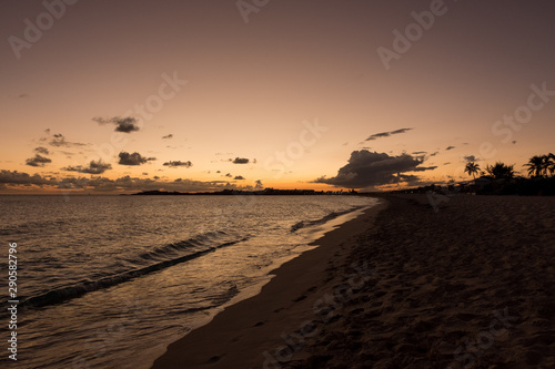 Saint Martin coucher de soleil