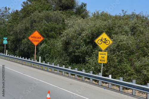 Carme by the seal, USA - july 14 2016 : road in the south of the city photo