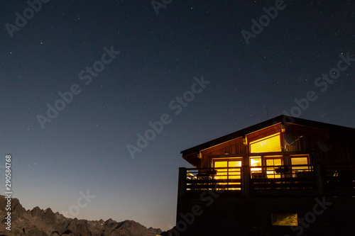 Refuge de l'Etendard de nuit