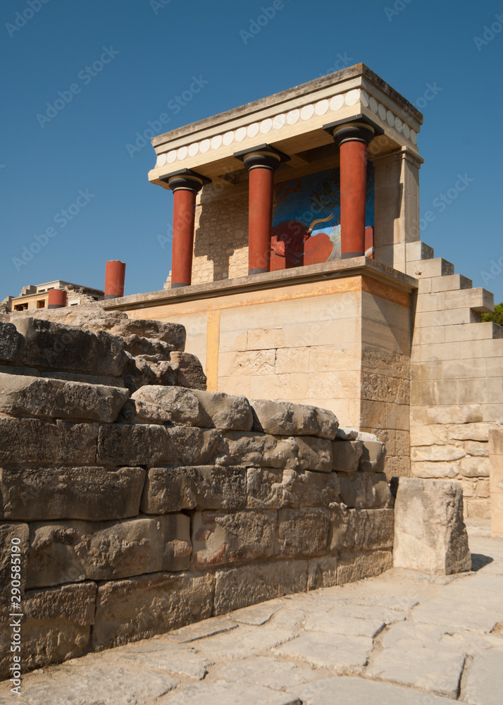 Ancient Knossos Palace of Crete