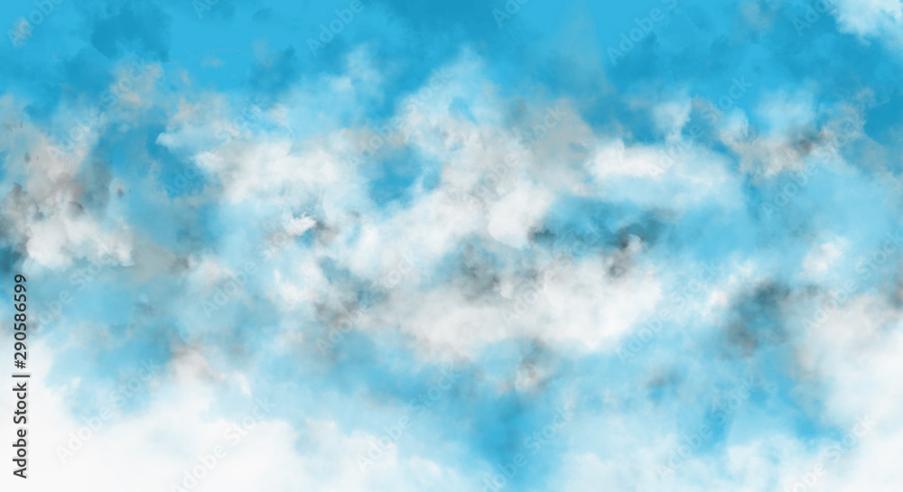 Background panorama Blue sky and white clouds nature Background panorama Blue sky and white clouds nature