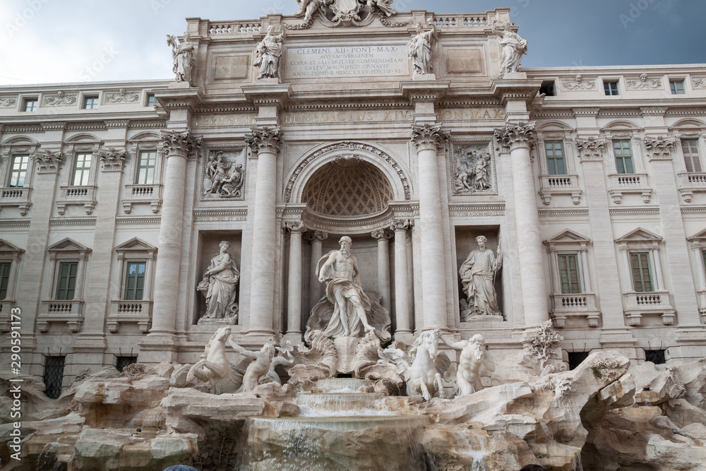 Fountain di Trevi in Rome Italy