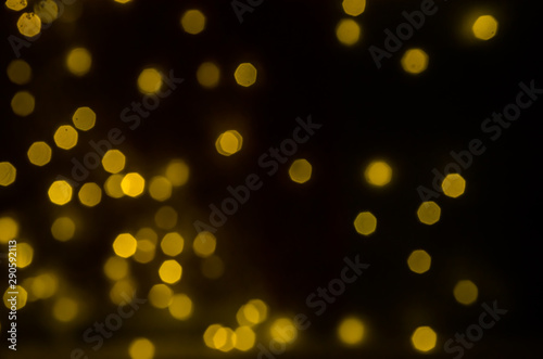 Texture. yellow glowing festive bright lights. holiday