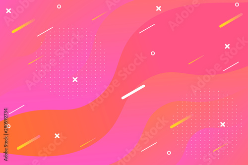 Abstract Geometric Shapes Background. Colorful Gradient Background .Vector Illustration