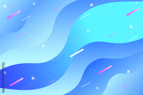 Abstract Geometric Shapes Background. Colorful Gradient Background .Vector Illustration