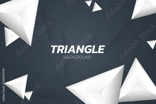 Abstract Triangles Background .Vector Illustration.futuristic concept. Geomatric Background