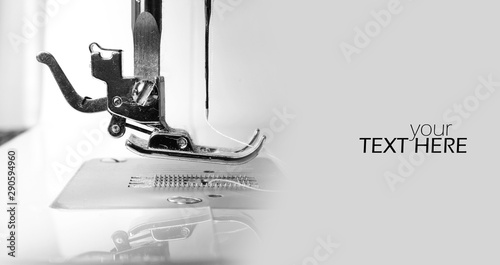 Sewing machine with the copy space