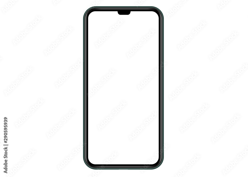 Modern Smartphone. Mock up mobile phone with blank white screen. Illustration for app, web, design. Modern Smartphone. Mock up mobile phone with blank white screen. Illustration for app, web, design.