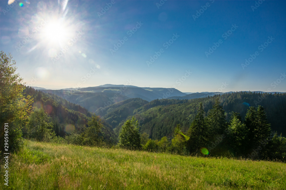 Abendstimmung im Schwarzwald / Deutschland Abendstimmung im Schwarzwald / Deutschland