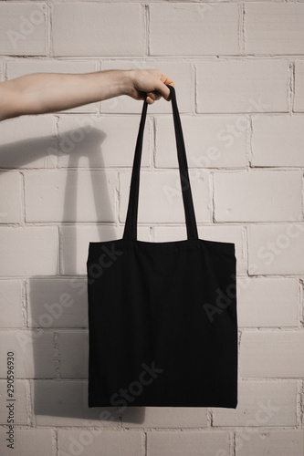 Urban mockup of tote bag. Template can be used for you design 