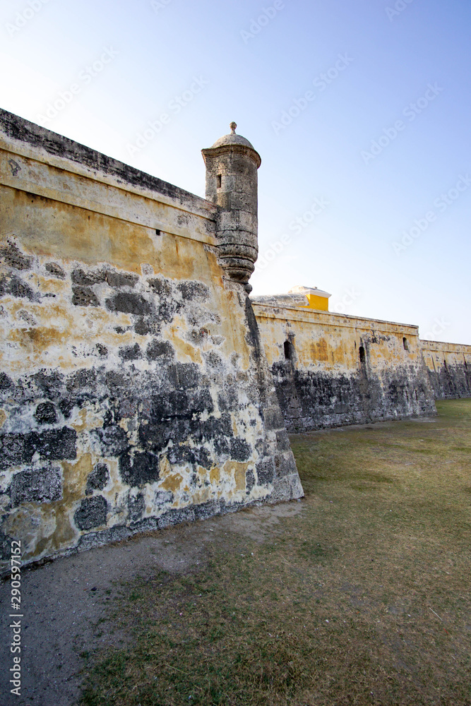 old city walls of cartagena colombia
