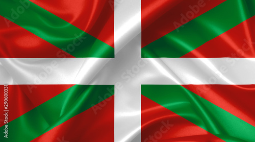 basque country flag - Autonomous community of Spain photo