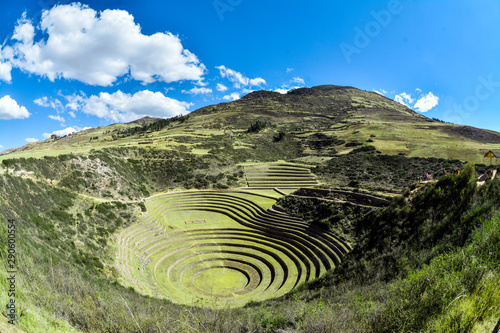 Photo Moray steps and laboratory in Sacred Valley of Peru