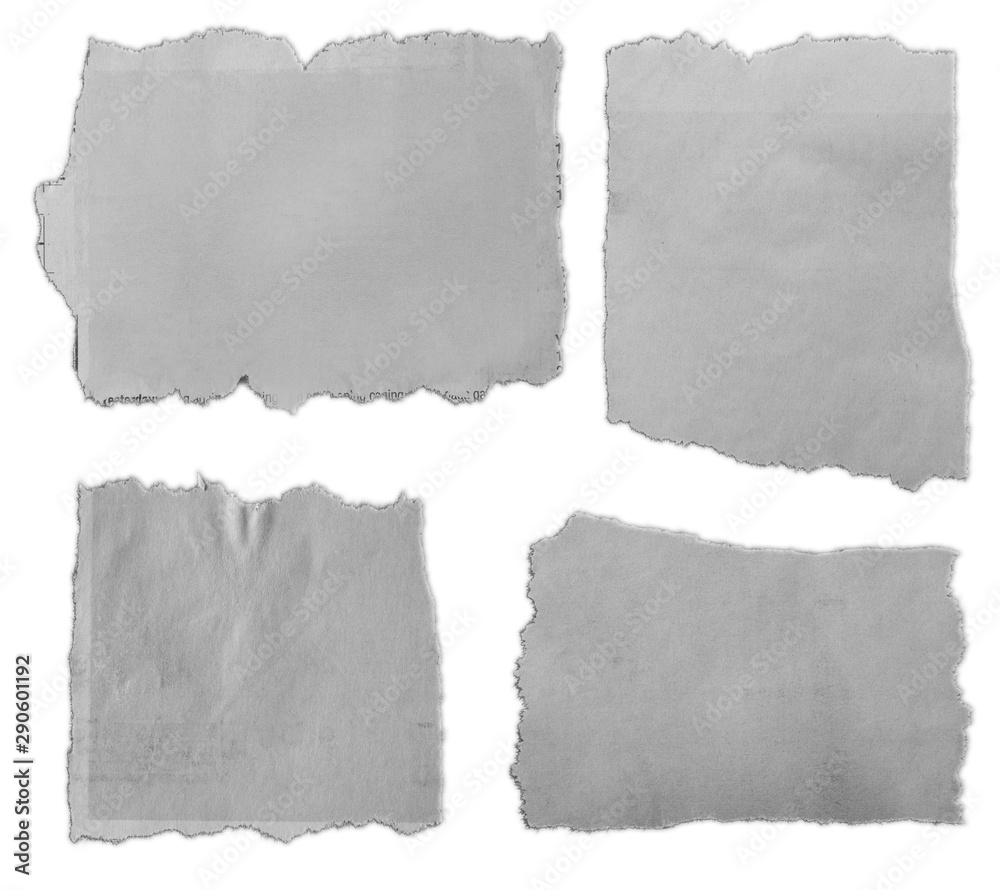 Obraz premium Torn pieces of paper
