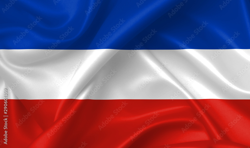 Naklejka premium flag of schleswig holstein