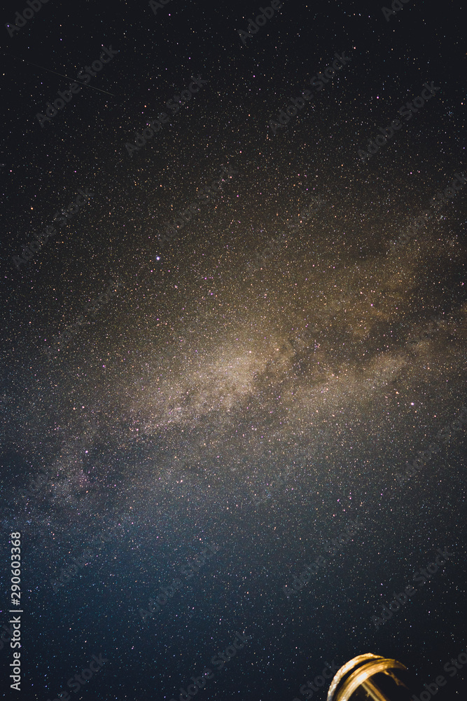 Milky Way night sky Eastern Europe