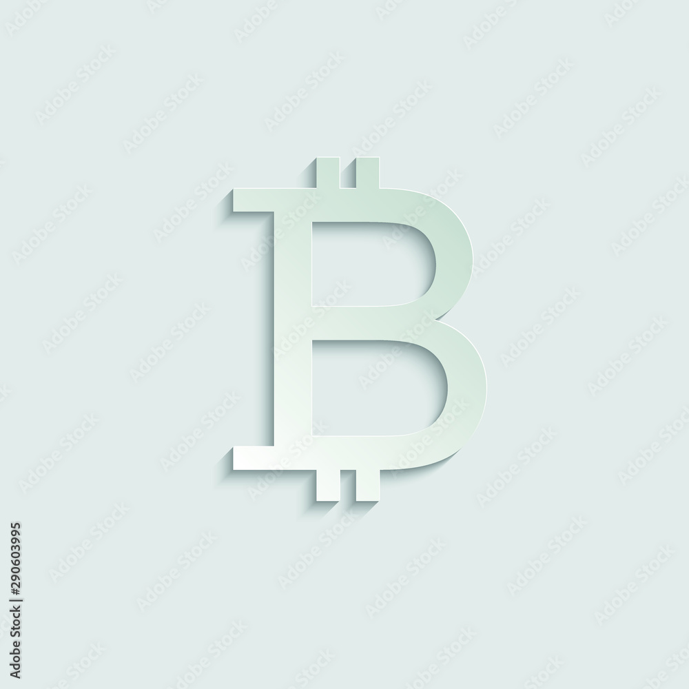Bitcoin sign. Cryptocurrency symbol. cryptocurrency icon. Blockchain-based secure cryptocurrency. paper icon with shadow Bitcoin sign. Cryptocurrency symbol. cryptocurrency icon. Blockchain-based secure cryptocurrency. paper icon with shadow