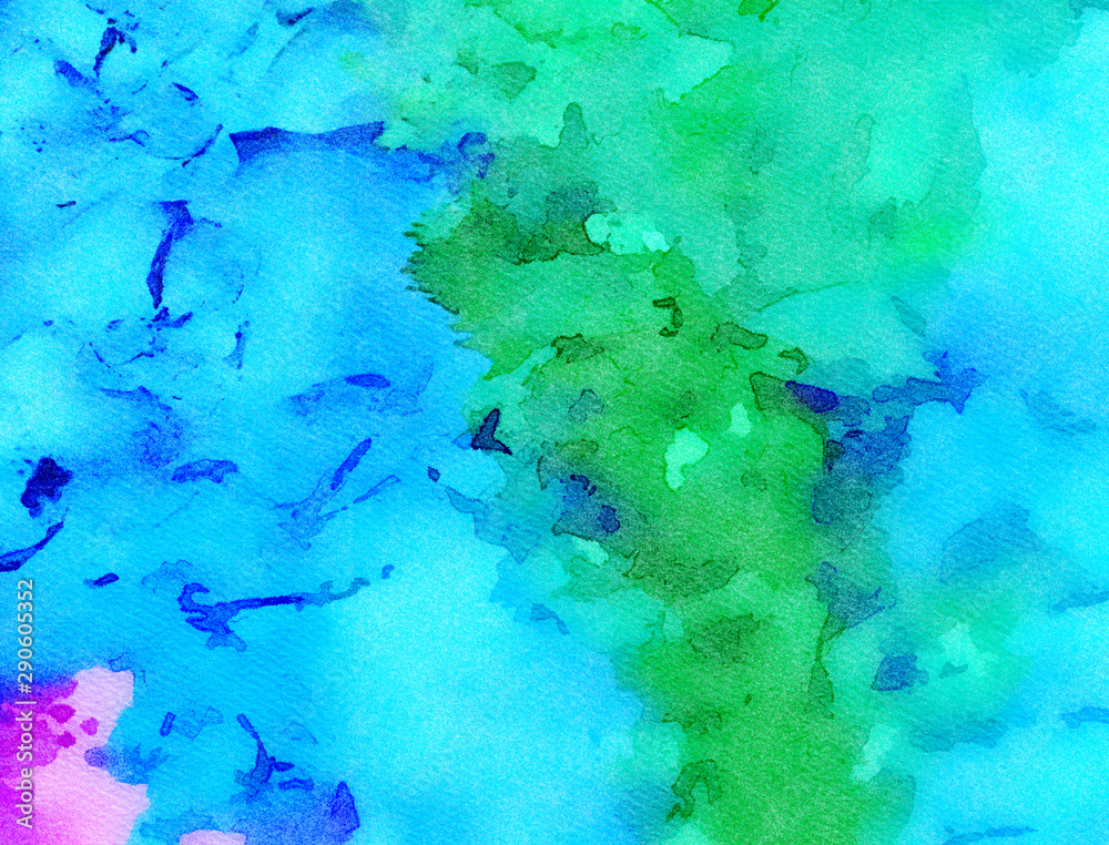 Fototapeta premium Abstract watercolor texture background. Oil painting style