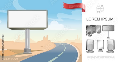 Outdoor Business Advertisement Concept