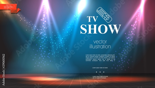 TV Show Bright Colorful Background