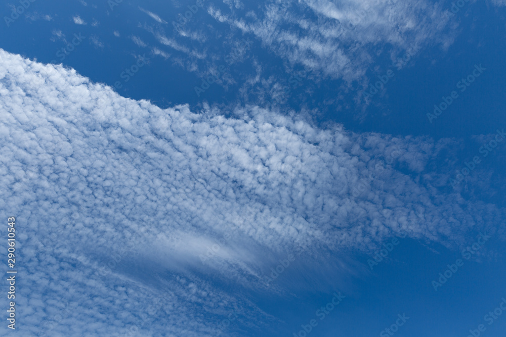 blue sky with clouds